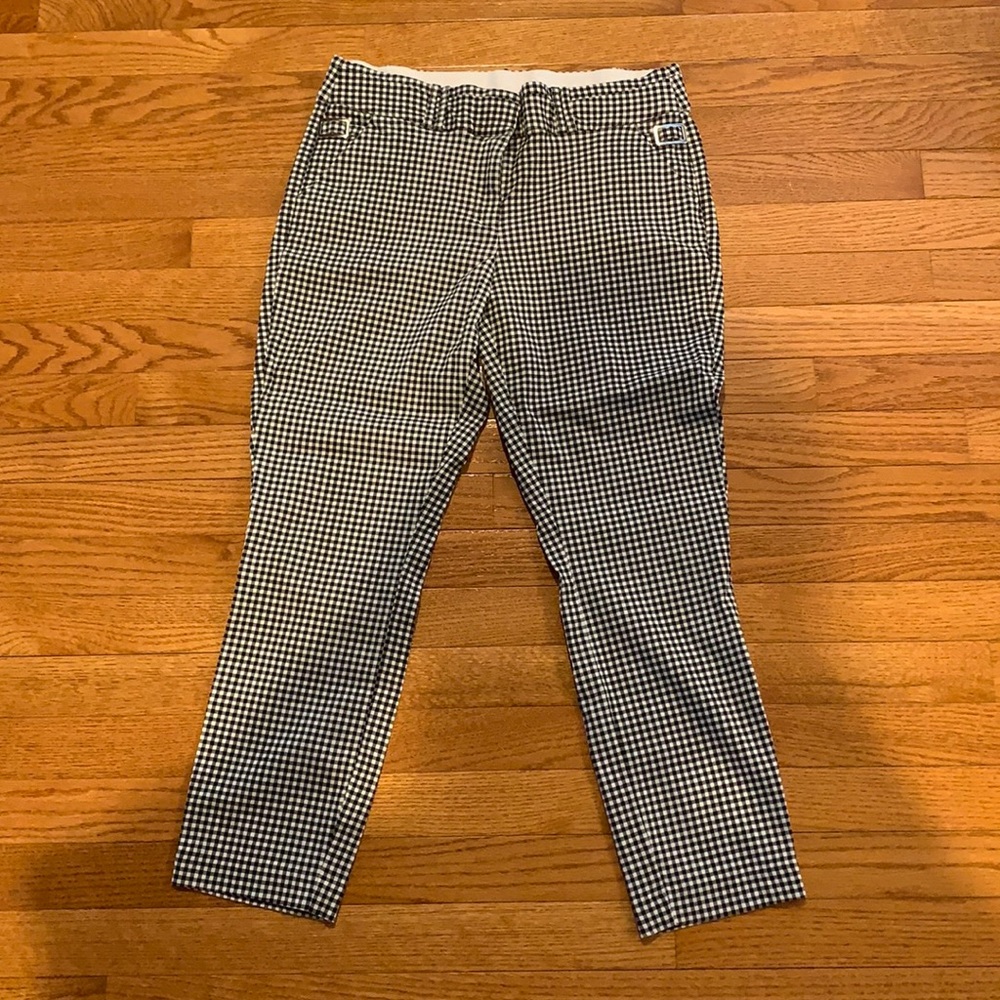Black and white checkered pants